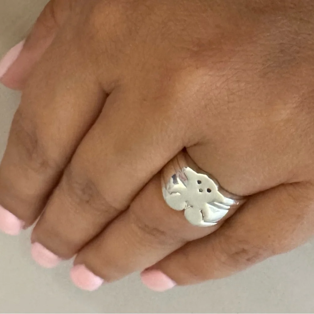 TOUS Sterling silver Bear ring. - Picture 4 of 6